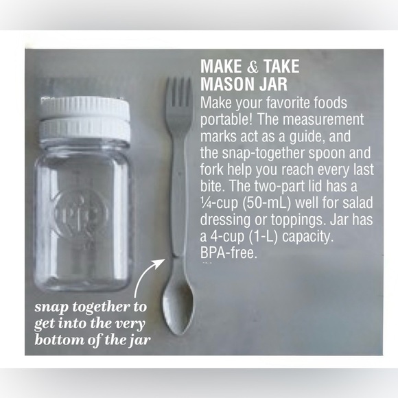 Pampered Chef Make & Take Mason Jar Set - Picture 5 of 5